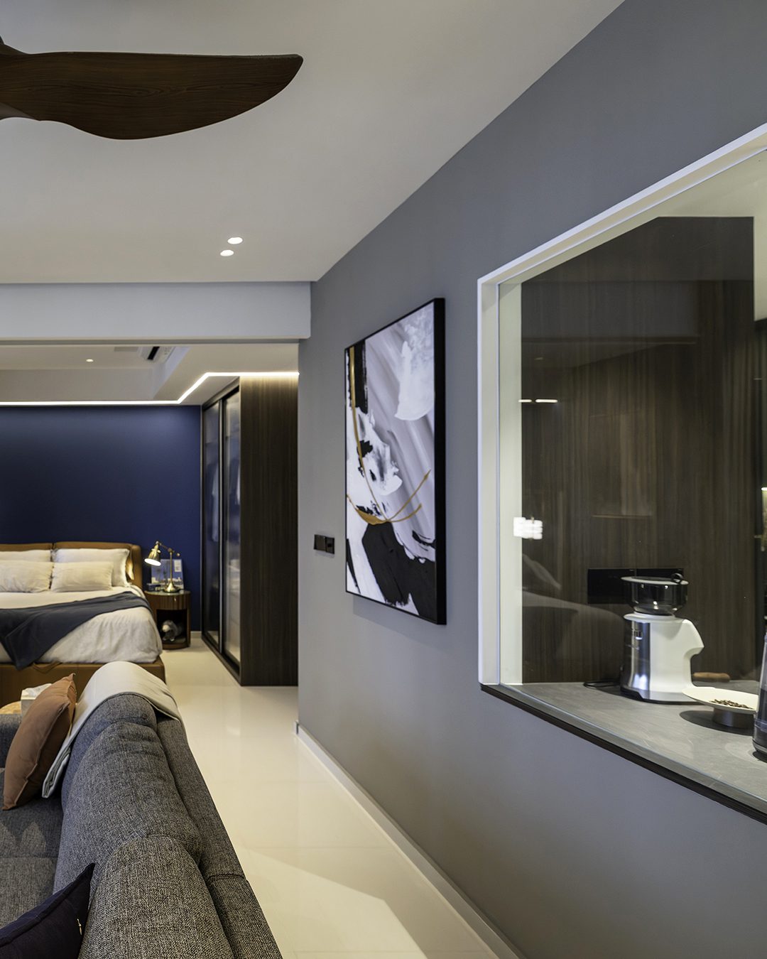 Living-Bedroom-Ultra-Wide-Bed-View-Right